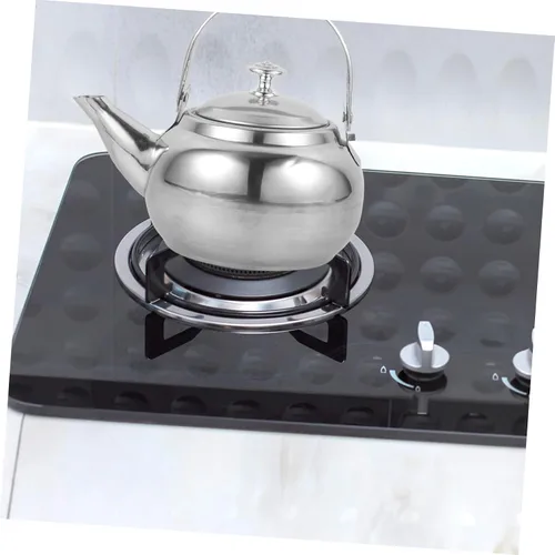 Miniatura 9 de Hervidor de té para estufa de acero inoxidable, silbido, resistente al desgaste, suministros para el hogar