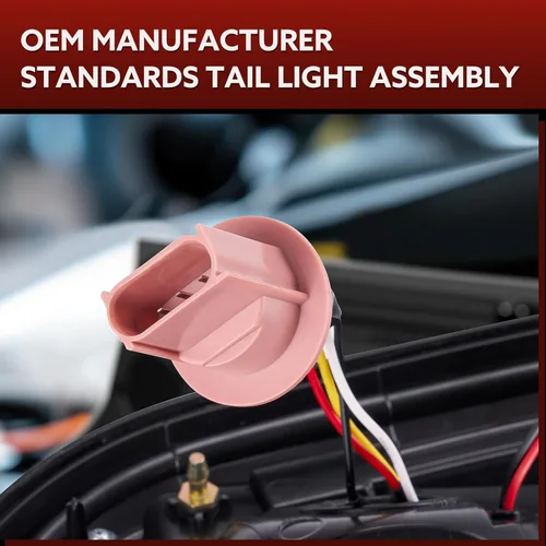 Miniatura 3 de Luces traseras LED compatibles con Ford F250 F350 F450 Super Duty 2008-2016, lente transparente, tubo blanco tipo C, lámparas de freno traseras OE