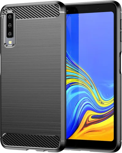 Miniatura 113 de Funda EUAGVQY para Samsung A70 Galaxy A70, Funda de Fibra de Carbono de TPU Blanda Antideslizante Duradera y Ligera, Funda Protectora para Samsung