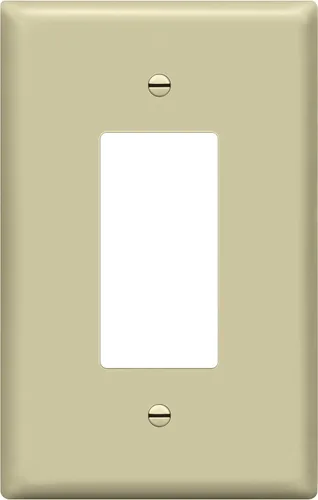 Miniatura 14 de ENERLITES Placa de pared decorativa para interruptor de luz o tomacorriente, acabado brillante, tamaño extra grande de 1 gang 5.5" x 3.5", Marrón
