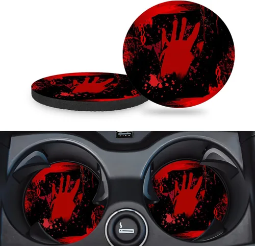 Miniatura 21 de Portavasos para automóvil, paquete de 2 – Posavasos universales antideslizantes de 2.75 pulgadas, posavasos de goma para automóvil, accesorios