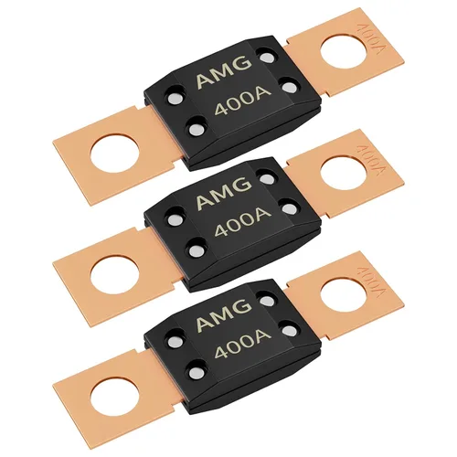 Miniatura 9 de Joinfworld 3 fusibles MEGA de 200 A, montaje de perno de alta corriente automotriz 200 Amp MEGA/AMG fusible para automóviles, camiones, vehículos
