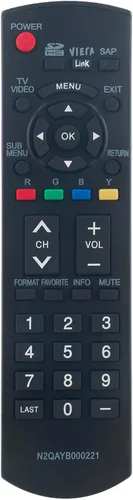 Miniatura 2 de N2QAYB000221 Reemplazo de mando a distancia para Panasonic Viera Plasma LCD TV HDTV TC-26LX85 TC-32LX85 TC-37LZ85 TQB2AA0775 TY-WK32LR2W TH-42PX80