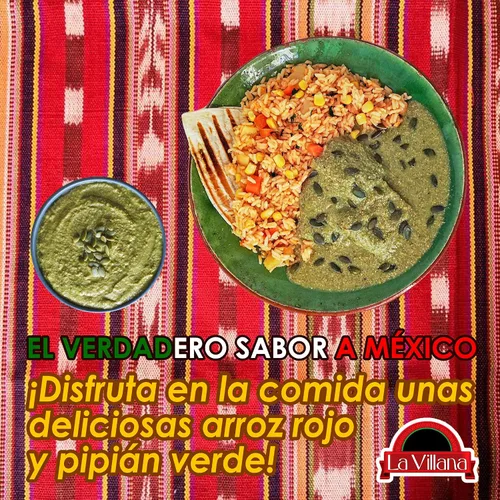 Miniatura 5 de La Villana - Auténtico molé mexicano - Ingredientes naturales - Pipián Verde - Paquete de 3 - 18 oz cada uno