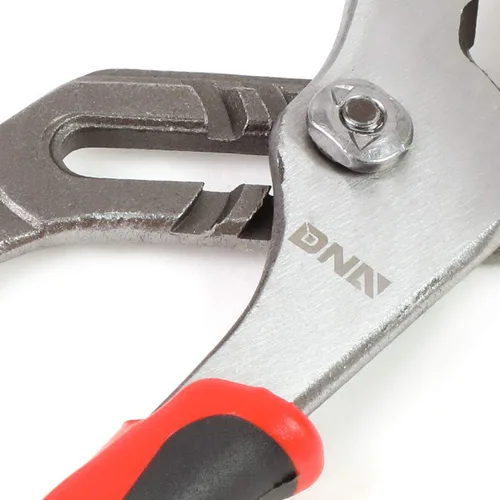 Miniatura 5 de DNA Motoring TOOLS-00074 - Alicates para juntas de ranura de 8 pulgadas, alicates endurecidos con dientes tratados térmicamente, agarres de PVC