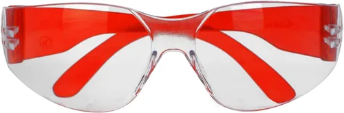 Miniatura 2 de SAFE HANDLER BISON LIFE - Lentes de seguridad con patillas de color de lente transparente, talla única, para adultos, jóvenes, patillas
