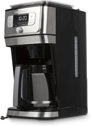 Miniatura 10 de Cafetera automática de molienda y preparación Cuisinart de 10 tazas con molinillo de cuchillas, máquina de café programable con jarra de vidrio