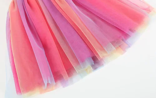 Miniatura 5 de Vestido tutú para niñas pequeñas, sin mangas, vestido de tul de princesa