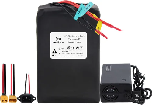 Miniatura 14 de Paquete de baterías de litio B de 36V 12AH LiFePO4 incorporado 30A BMS para motor de 36V 0-540W
