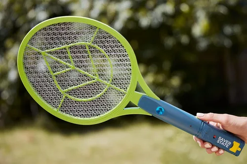 Miniatura 2 de SWAT IT! Bug Zapper - Raqueta recargable para matar insectos, 4000 voltios, cable de carga USB, paquete de 2 (mediano)