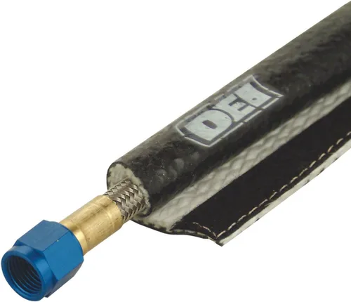 Miniatura 4 de Design Engineering 010477 Fire Wrap 3000 Funda de protección térmica de 0.625 "x 24" para cables, mangueras, etc. (con cierre de gancho y bucle)