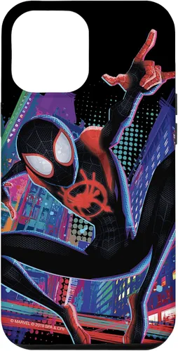 Miniatura 25 de Funda para iPhone 13 Pro Max Marvel Spider-Man Into the Spider-Verse Miles Morales City