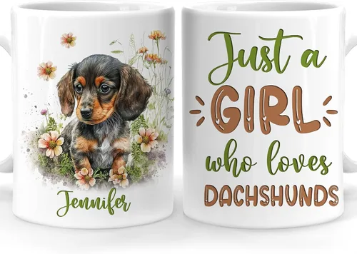 Miniatura 20 de Hyturtle Regalos Personalizados Amante de Ranas - Solo Una Chica Que Ama Las Ranas Taza de Café Personalizada con Nombre en Cerámica de 11oz - Idea