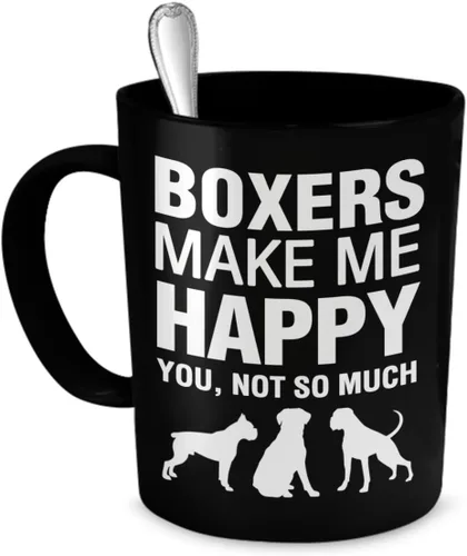 Miniatura 5 de DogsMakeMeHappy Taza Basset Hound – Basset Hounds Make Me Happy – Taza de café Basset Hound – Regalos de Basset Hound