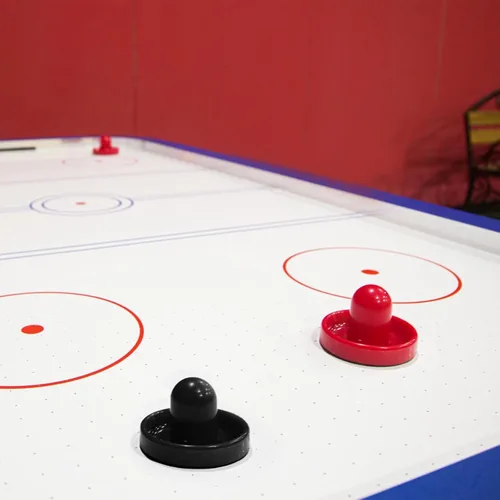 Miniatura 6 de 16 discos y paletas de hockey de aire, accesorios de repuesto para mesas de juego (4 empujadores, 4 almohadillas, 8 discos)