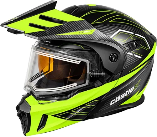 Miniatura 6 de Castle X CX950 V2 Wake - Casco eléctrico modular para nieve (rosa brillante glo/negro - Extra Pequeño)