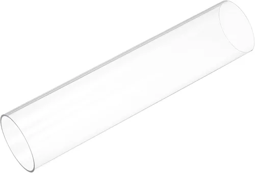 Miniatura 57 de uxcell 2 tubos rígidos transparentes de 0.157 in (5/32 pulgadas) de diámetro interior x 0.236 in de diámetro exterior x 1 pie de longitud tubo