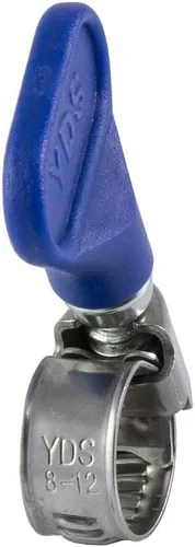 Miniatura 3 de YDS Abrazadera de manguera W2 de acero inoxidable, llave de giro, 0.315-0.472 in (5/16" a 1/2") diámetro ranger, 0.354 in ancho de banda