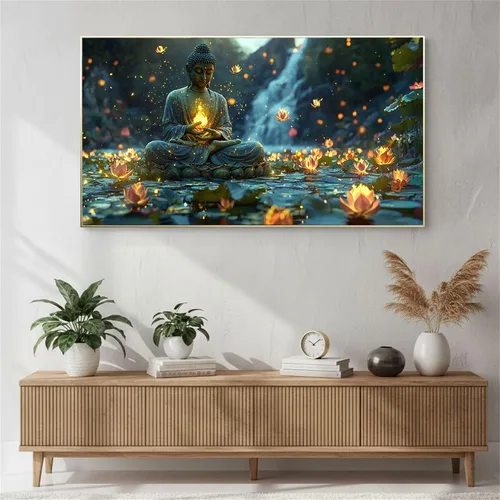 Miniatura 3 de Lotus Statue Diamond Painting Kits for Adults Beginners, 5D Full Drill Diamond Art Kits Gem Art for Home Wall Decor, Rhinestone Embroidery Crafts