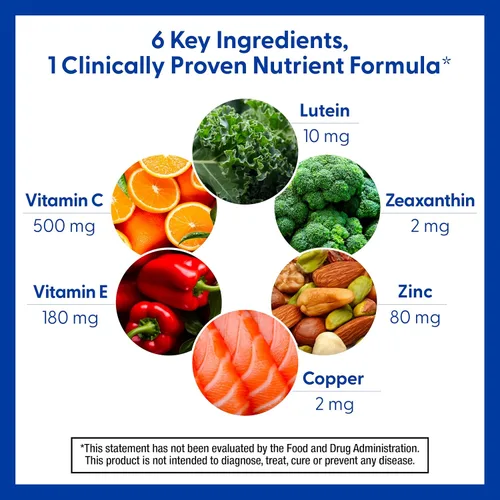 Miniatura 2 de PreserVision AREDS 2 Vitaminas para los Ojos, Marca #1 Recomendada por Oftalmólogos, Suplemento Masticable de Luteína y Zeaxantina con Vitamina C