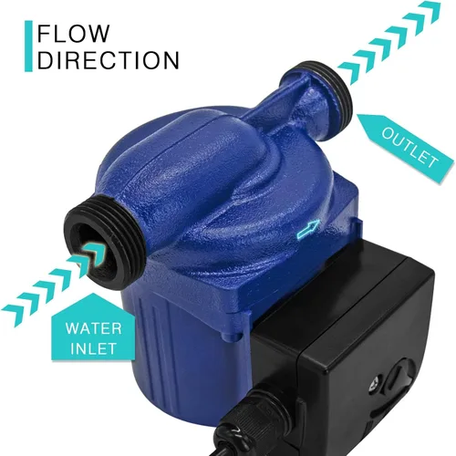Miniatura 5 de JASSFERRY Bomba de recirculación de agua caliente 115 V 3/4 pulgadas NPT Sistema de recirculación Bombas de repuesto para calentador de agua solar