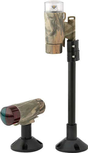 Miniatura 2 de Attwood 14193-7 Kit de luz de navegación LED de montaje en cubierta resistente al agua, acabado de camuflaje Real Tree Max-4