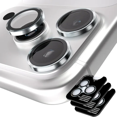 Miniatura 57 de Orzero Protector de lente de cámara compatible con Samsung Galaxy S25, bandeja de instalación de un solo paso, cubierta de vidrio con anillo