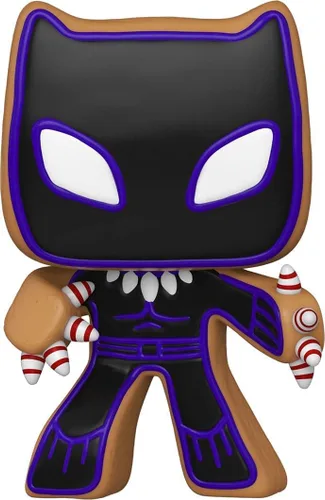 Miniatura 2 de Funko Pop! Marvel: Pantera Negra de Pan de Jengibre con EcoTEK Pop Protector