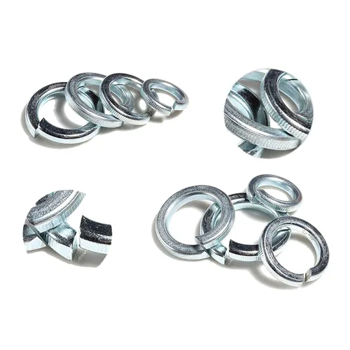 Miniatura 6 de 200 piezas M3 Split Lock Arandela de bloqueo de resorte, galvanizado, anillo de junta para tornillos M3
