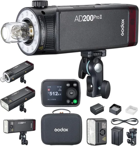 Miniatura 9 de Godox AD600BM II - Estroboscópico de flash para exteriores actualizado GN87 600W, 2.4G inalámbrico, sincronización de 1 toque con disparador X3