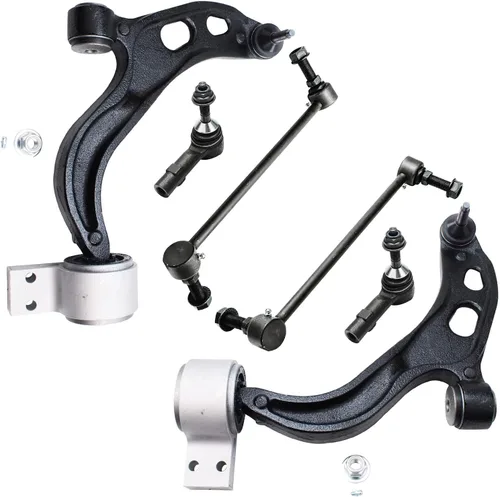 Miniatura 120 de Detroit Axle - Kit de extremo delantero para Chrysler 300 Dodge Charge Challenger 2011-2023, 2 brazos de control inferiores traseros 2 rótulas