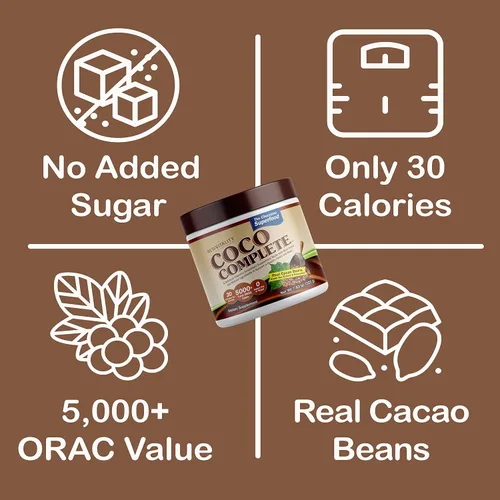 Miniatura 3 de New Vitality Coco Complete - Suplemento en polvo superalimento que aumenta el sistema inmunológico y el metabolismo, apoyo energético, sin azúcar