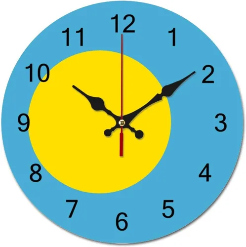 Miniatura 9 de Reloj de pared con diseño de bandera de Filipinas, decoración patriótica de 12 pulgadas, funciona con pilas, silencioso, sin tictac, decoración