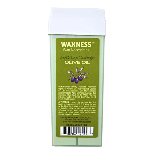 Miniatura 2 de Waxness Cartucho de cera suave Azuleno 3.38 oz (96 g) – Cera profesional enrollable para rostro y cuerpo – Hecho en Italia