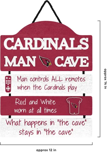 Miniatura 3 de NFL Team Logo Mancave Man Cave Hanging Wall Sign