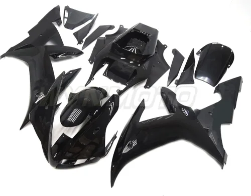 Miniatura 3 de Kit de carenado de plástico ABS para Yamaha YZF1000 R1 2002 2003 02 03 YZF R1 ABS motocicleta molde de inyección carrocería negro brillante