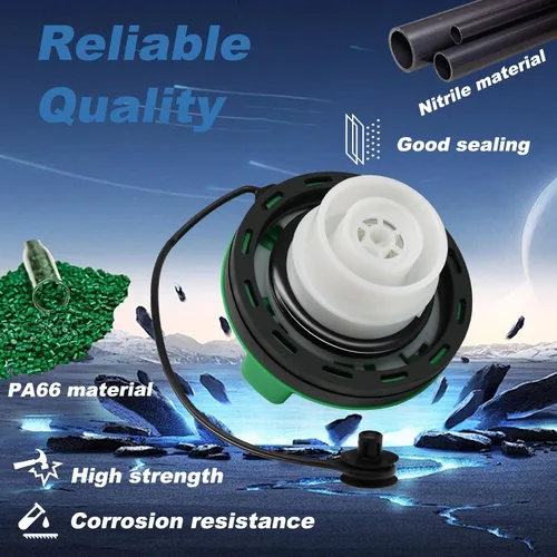 Miniatura 2 de Tapa de llenado de depósito de combustible compatible con Chevy Cruze Equinox Silverado 2500 HD 3500 HD Suburban 2500 3500 HD GMC Sierra 2500 HD