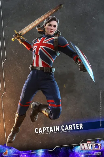 Miniatura 6 de Hot Toys 1:6 Capitán Carter - ¿Qué pasa si...?, Azul