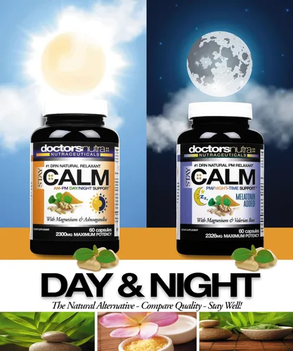 Miniatura 4 de Stay-Calm Natural Relaxant Fórmula de apoyo 24/7 día o noche - 60 cápsulas