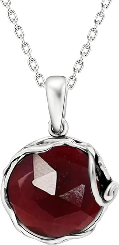Miniatura 10 de Collares de plata de ley 925 con piedras preciosas para mujer, piedra natal, collares con colgante de plata, collar de plata de declaración de plata