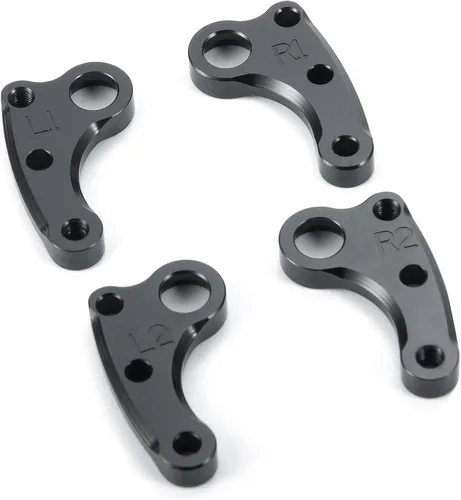 Miniatura 8 de RCHUBAM 80mm RC Shock Absorber Amortiguador 2 piezas Kit de Suspensión Cantilever Trasera TRX-4 Partes de Mejora del Absorber para Coche de Oruga RC