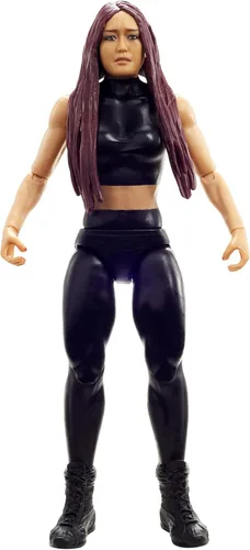 WWE Io Sharai - Figura de acción de la serie 124, figura de acción posable de 6 pulgadas, coleccionable para edades de 6 años en adelante