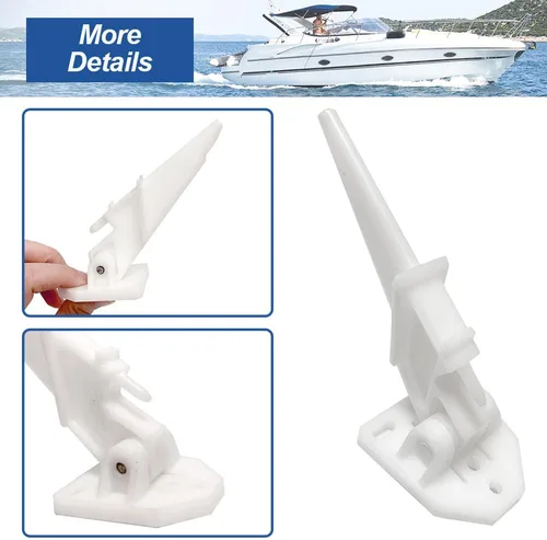Miniatura 3 de Velocímetro de barco marino Pitot, velocímetro universal automático Kick-up tubo Pitot montaje hasta 80 MPH