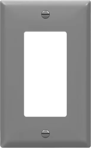 Miniatura 18 de ENERLITES Placa de pared decorativa para interruptor de luz o tomacorriente, acabado brillante, tamaño extra grande de 1 gang 5.5" x 3.5", Marrón