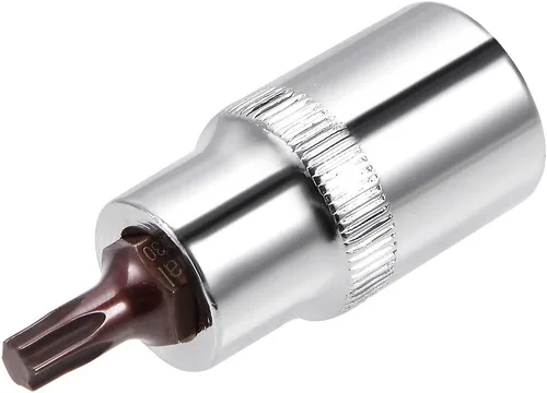Miniatura 12 de uxcell Longitud del acero 180.4 ft m del zócalo S2 de la broca Torx de la impulsión de 1/2 pulgada T35
