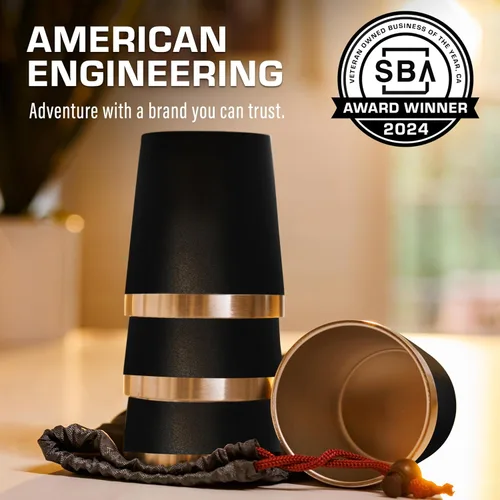 Miniatura 7 de COLETTI Scouts - Vasos de acero inoxidable, vasos de acero inoxidable, tazas de metal elegantes y elegantes, borde liso es más sanitario que