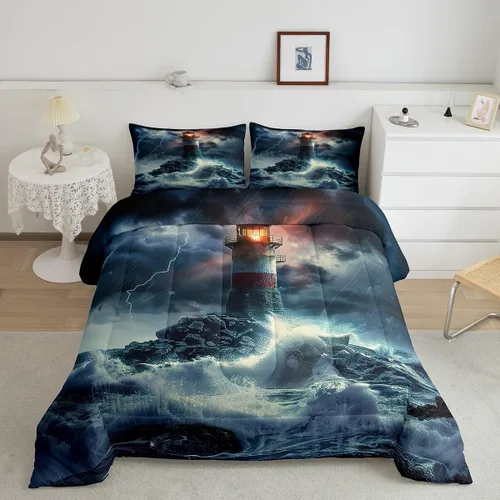 Miniatura 18 de Feelyou Juego de edredón de animales de zoológico, tamaño individual, juego de ropa de cama de animales de dibujos animados para niños, niñas