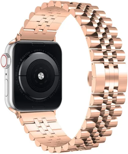Miniatura 11 de Wolait Compatible con Apple Watch Ultra 3/Ultra 2 Band 49mm 46mm 45mm 44mm 42mm, Correa pesada de acero inoxidable iWatch con cierre plegable