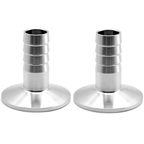 Miniatura 5 de Beduan Adaptador de acero inoxidable para preparación casera de 1.5 pulgadas con abrazadera triple a púas de 1/2 pulgada