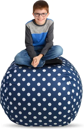 Creative QT - Puf de almacenamiento de animales de peluche Stuff 'n Sit extra grande, para organización, para almacenamiento de juguetes, disponible